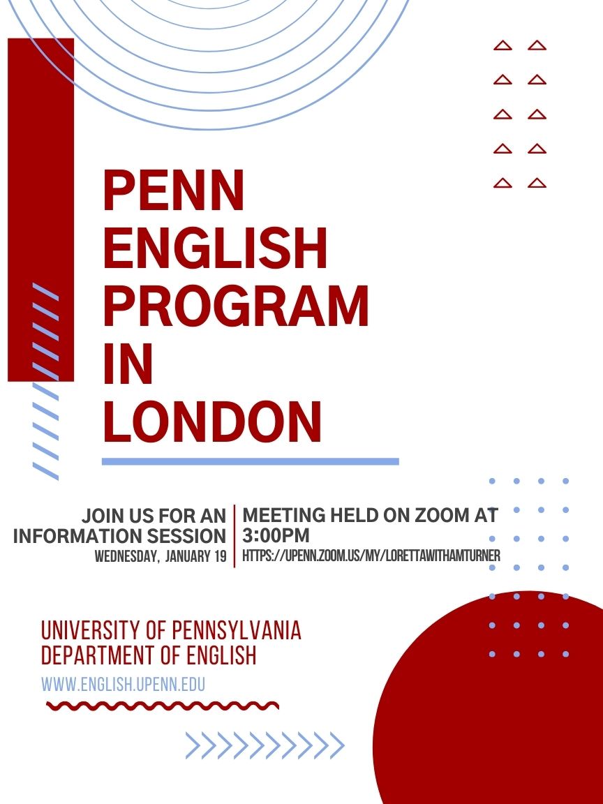 English  From the Department of English at King's College London