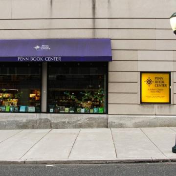 exterior of Penn Book Center on Sansom Street